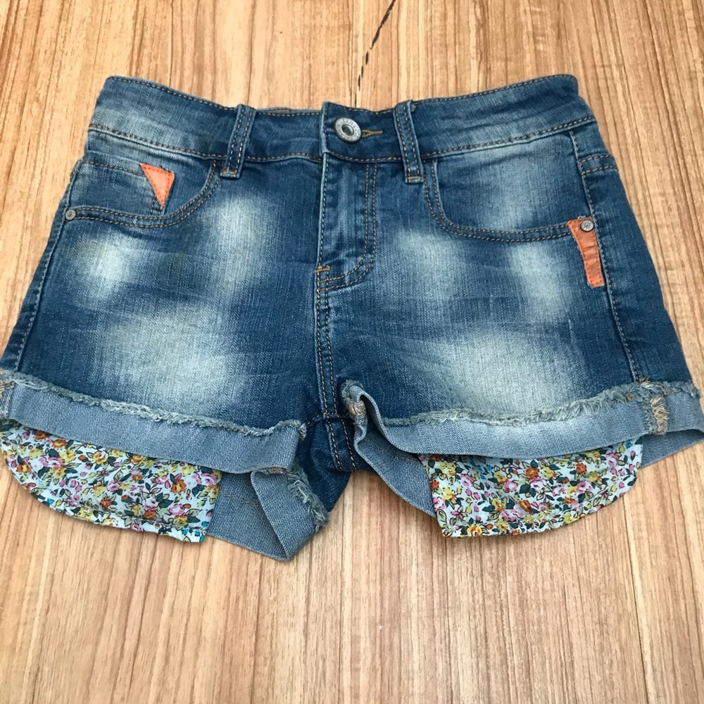 Blue Cozy jean shorts